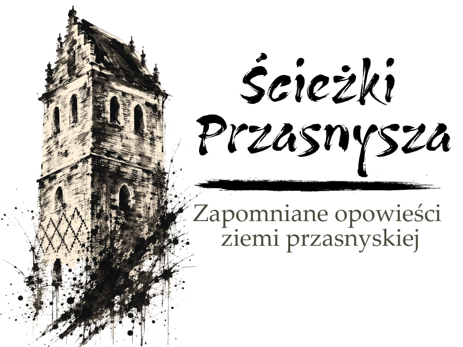 Logo strony Ścieżki Przasnysza autorstwa Michała Sobieraja (wersja jasna)